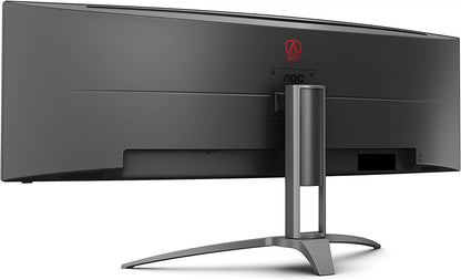 AGON Curved Gaming Monitor 49" (AG493UCX), Dual QHD 5120X1440 @ 120Hz, VA Panel, 1Ms 120Hz Adaptive-Sync, 121% Srgb, Height Adjustable, 4-Yr Zero Dead Pixels Manufacturer Guarantee