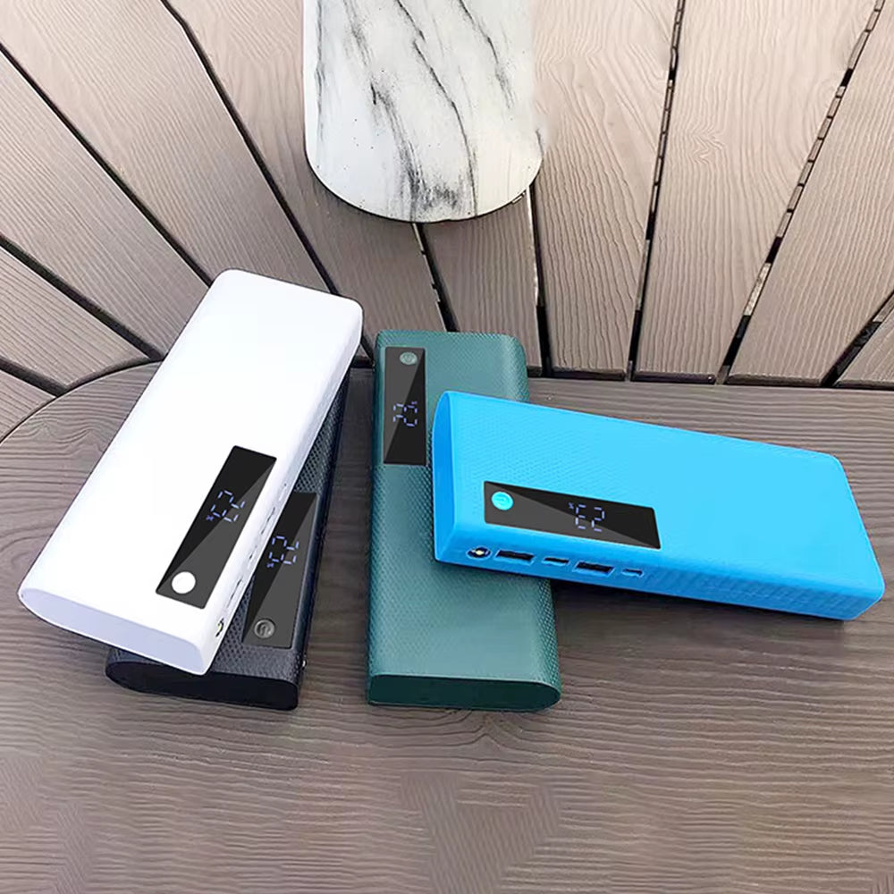 DIY Battery Power Bank Box 5 Slots 21700 Battery Power Box 5V/2.1A Dual Port Output Power Bank Portable Power