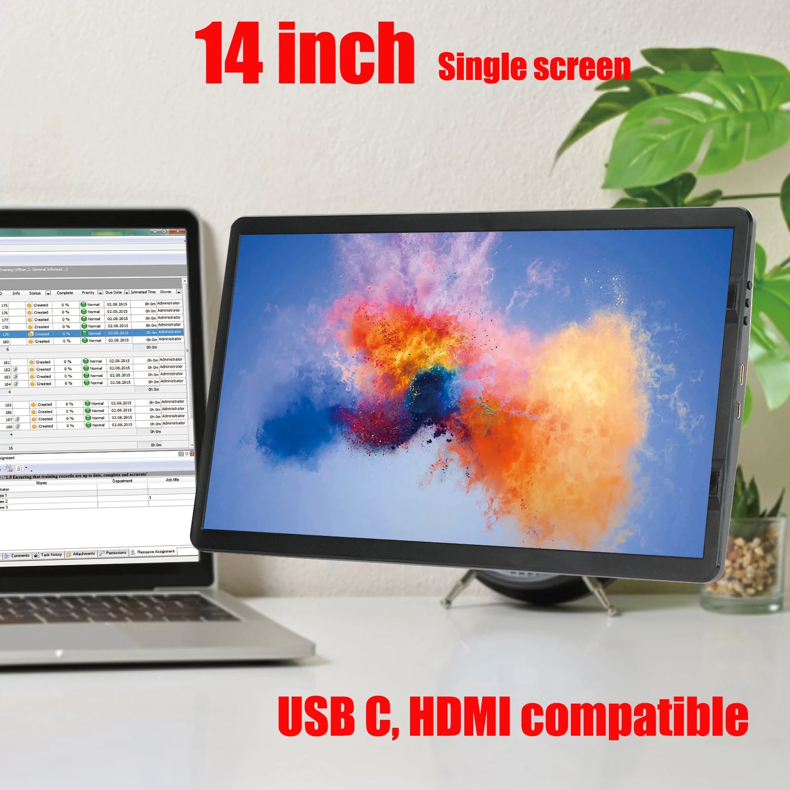 12 Inch Laptop Dual Monitor 1920*1080 HD IPS LCD Dual Monitor Screen Extender Laptops for Macbook Huawei