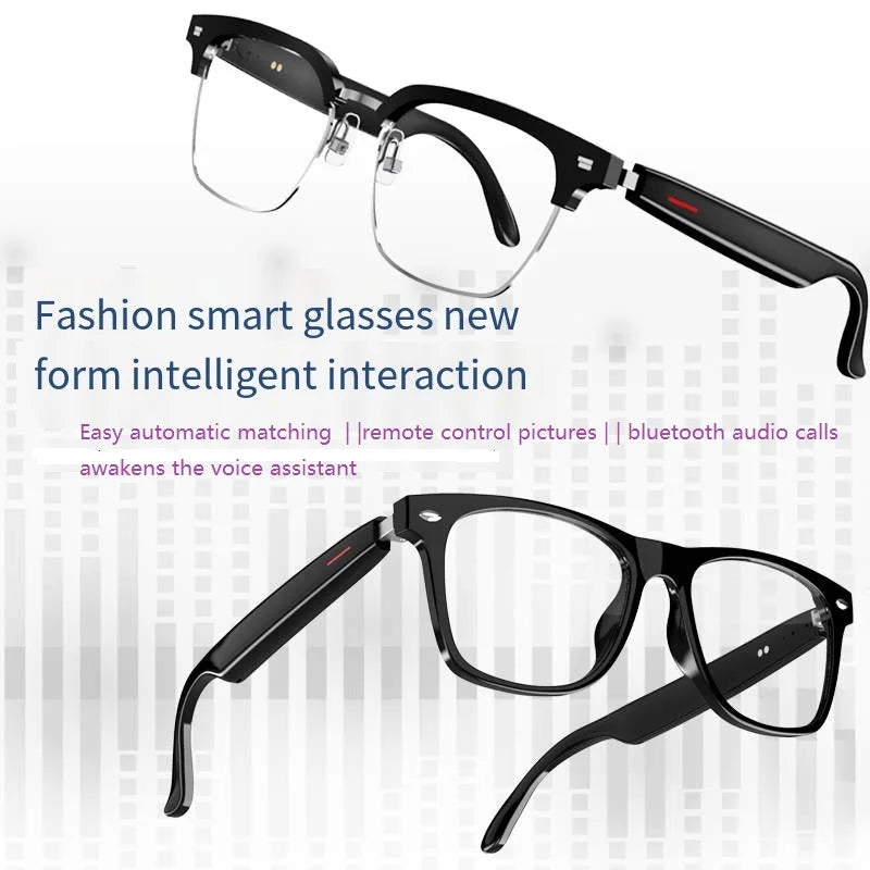 E13 Bluetooth Smart Glasses with Automatic Adjustment Wireless Bluetooth Headset anti Blue Light Sunglasses Man Woman Waterproof